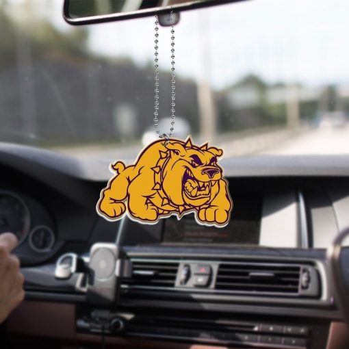 Omega Psi Phi 1911 Frat Inc Gold Bulldog Mascot Car Hanging Ornament