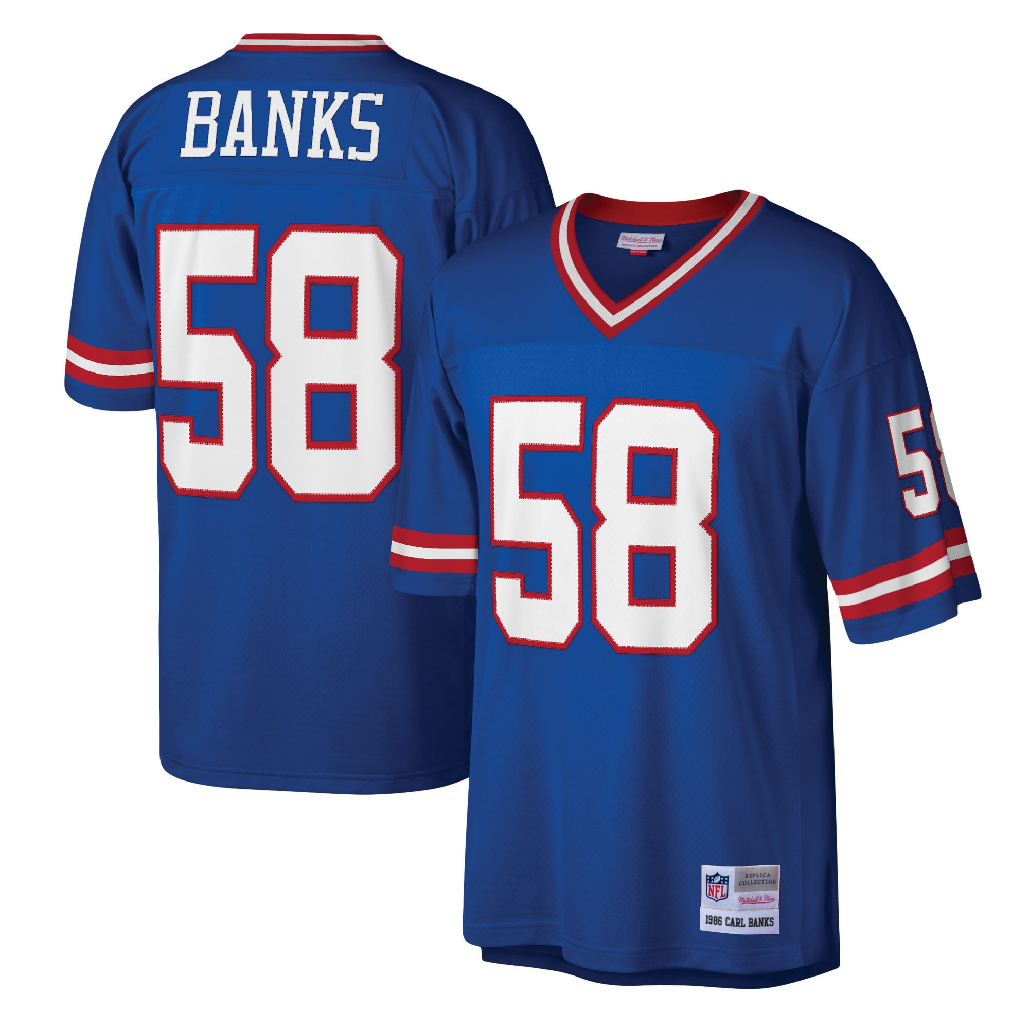 Carl Banks New York Giants Mitchell & Ness Legacy Replica Jersey – Royal NFL