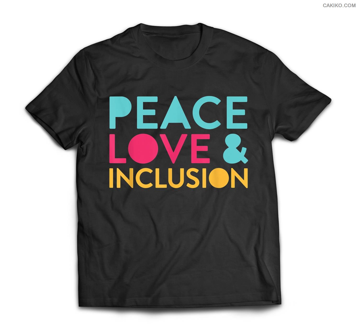 Peace Love Inclusion Special Education Teacher Gift T-Shirt