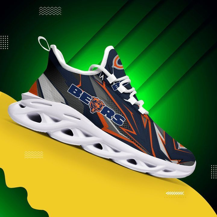 Chicago Bears Yezy Running Sneakers Art 1699