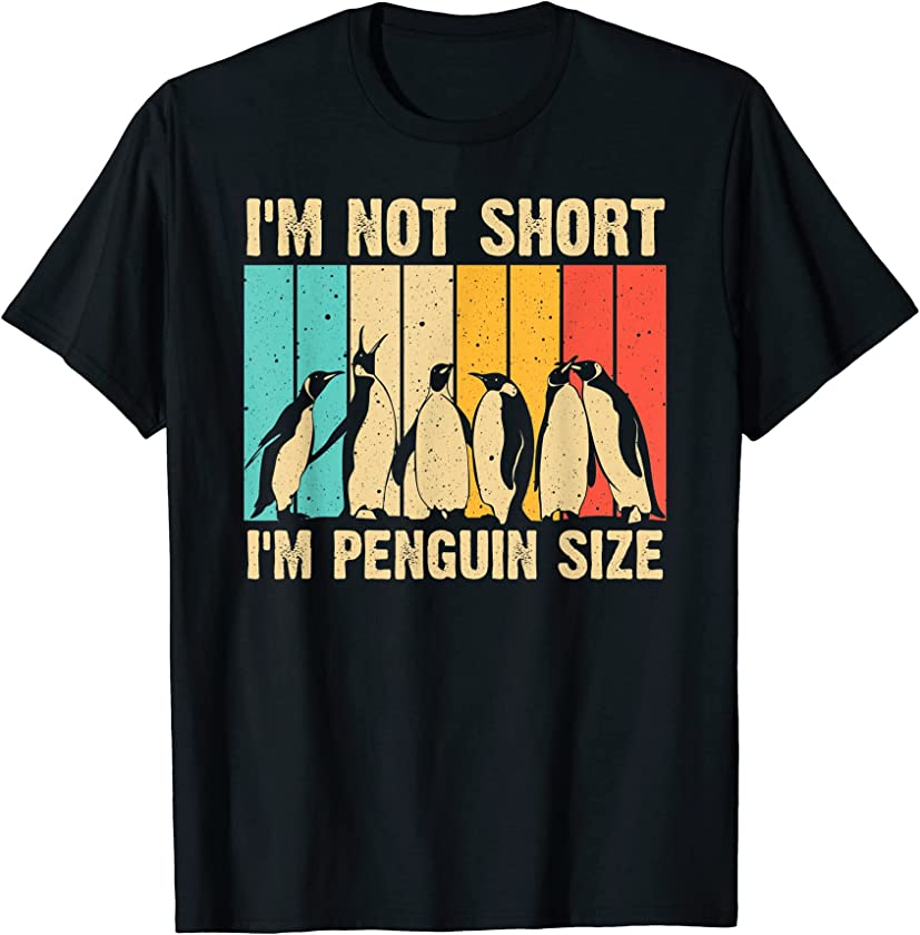 Cute Penguin Design For Men Women Kids Penguin Bird Lovers T-Shirt