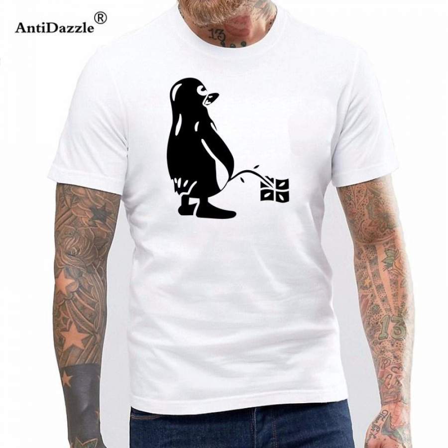 New PENGUIN LINUX Digital NOVELTY GIFT T Shirt Men Funny Tshirt Man Clothing