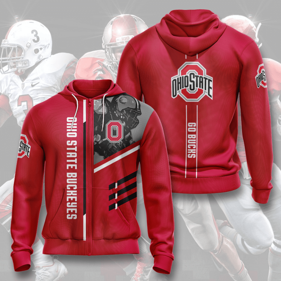 Ohio State Buckeyes Ohio State Buckeyes 3D Hoodie – Plumosu Store