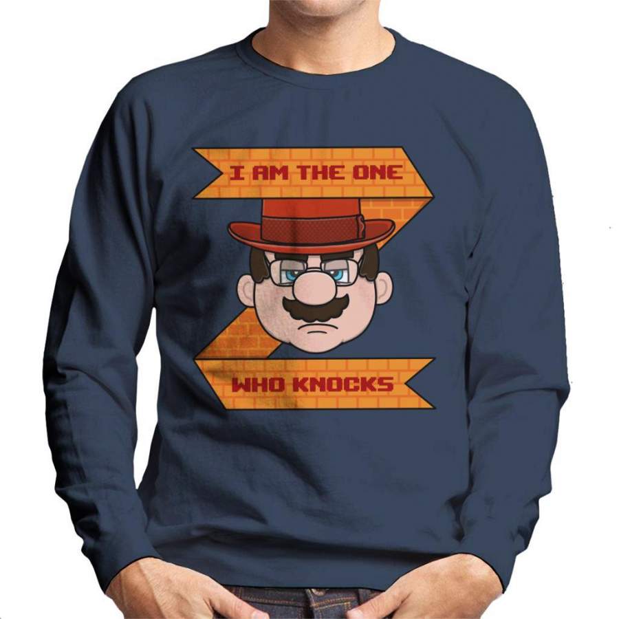 Super Mario I Am The One Who Knocks Breaking Bad Men’s Sweatshirt