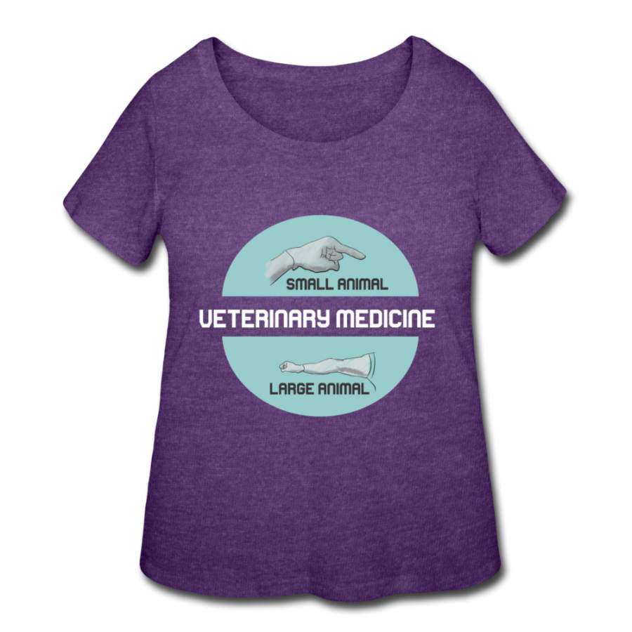 Veterinary Medicine – Small & Big animal Women’s Curvy T-shirt