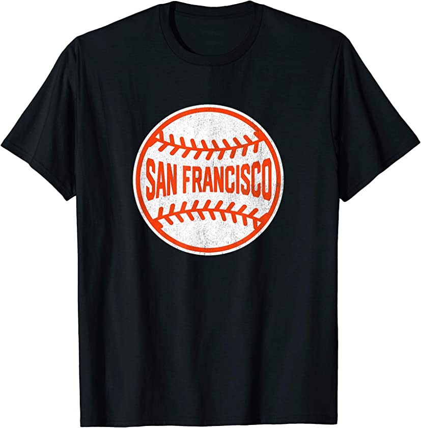 Vintage San Francisco Baseball Stitches T-Shirt