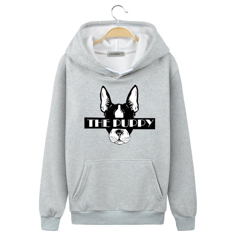 The Puppy Hoodies – Solid Color The Puppy Icon Series Fashion Fleece Hoodie