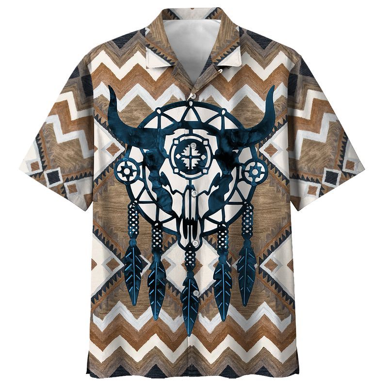 Indigenous Khaki Awesome Design Unisex Hawaii Shirt For Men And Women Ha29475