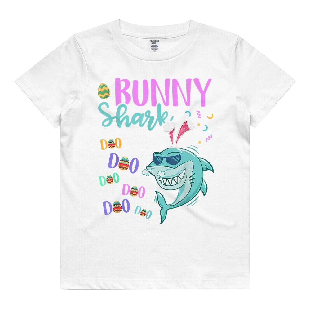 Bunny Shark Shirt Easter Shark Shirts Gifts Kids T Shirt