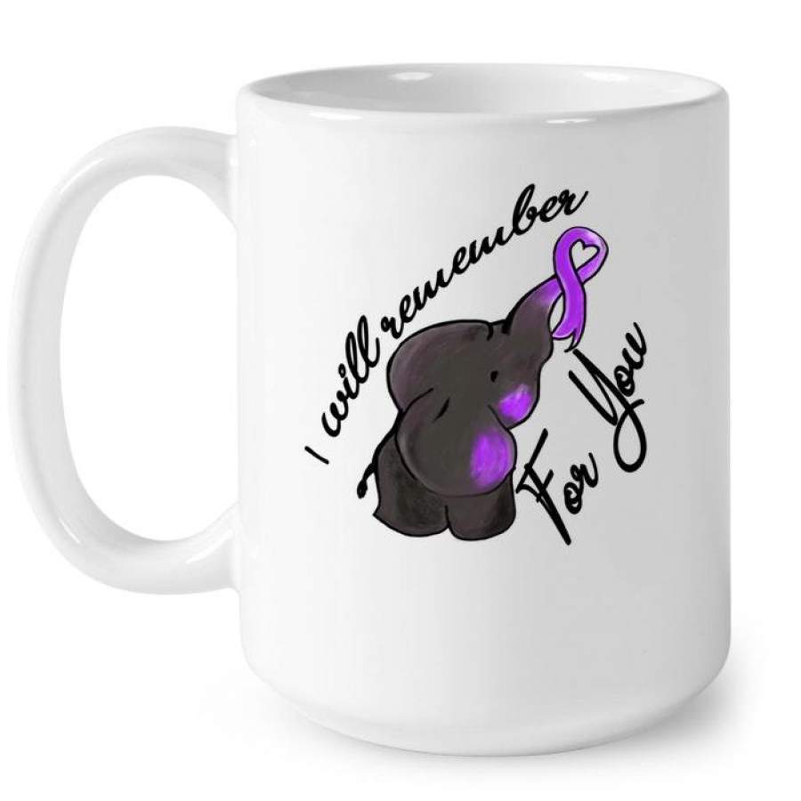 Elephant- I Will Remember For You Mug