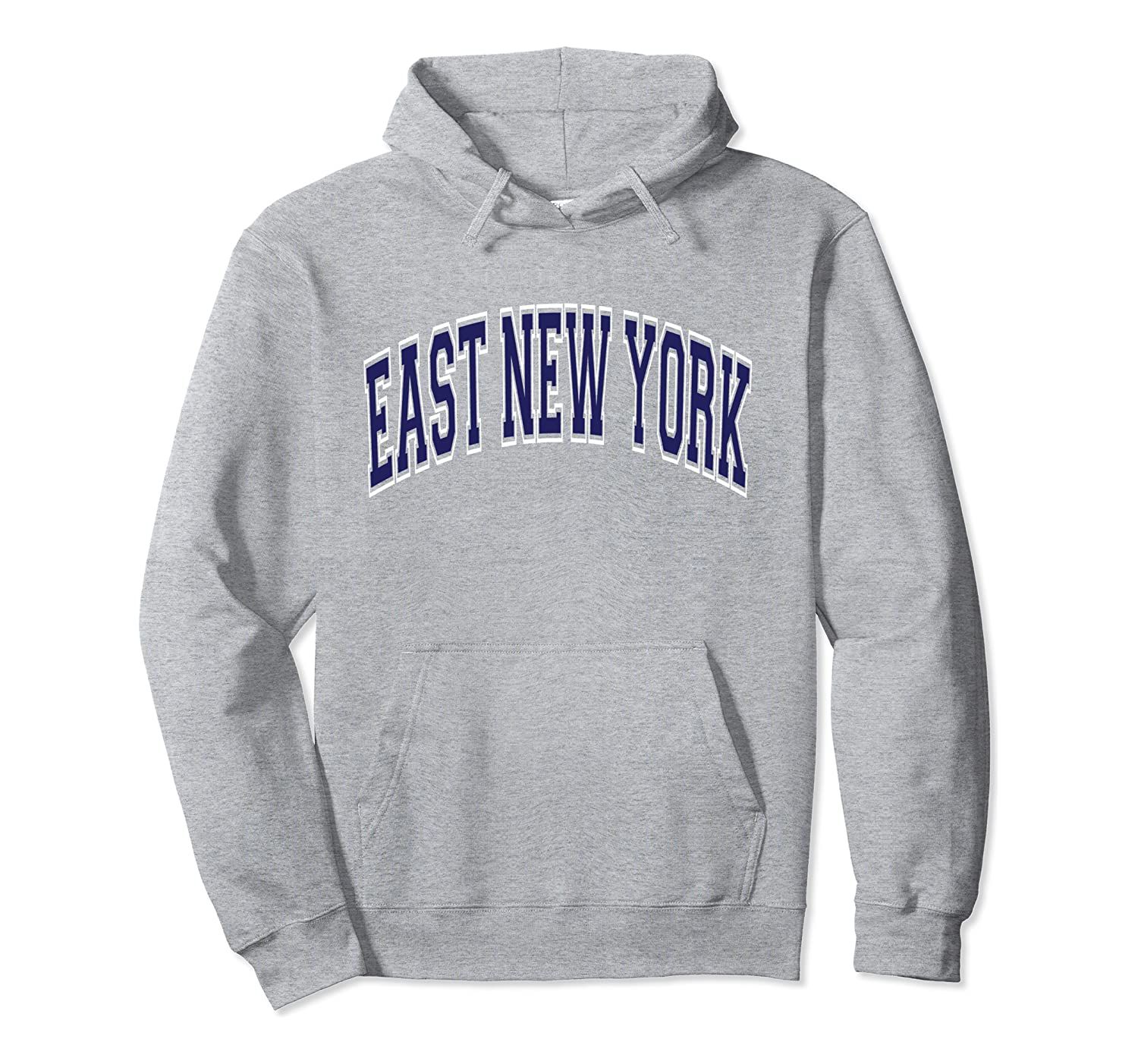 East New York Varsity Style Navy Blue Text Pullover Hoodie, T-Shirt, Sweatshirt, Tank Top, Racerback, Dolman