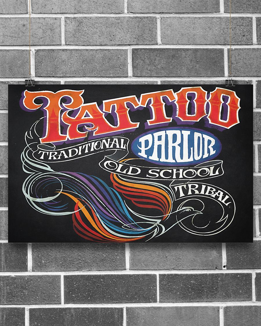 Tattoos Old School Horizontal Canvas And Poster | Wall Decor Visual Art