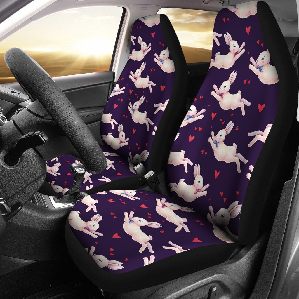 Rabbit Pattern Print Design RB016 Universal Fit Car Seat Covers