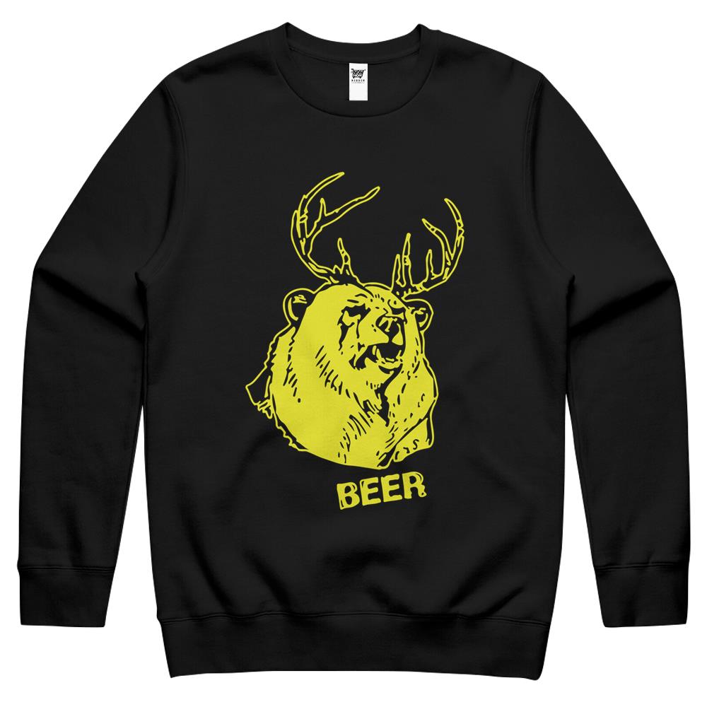 Macs Bear Plus Deer Shirt & More Crewneck Sweatshirt