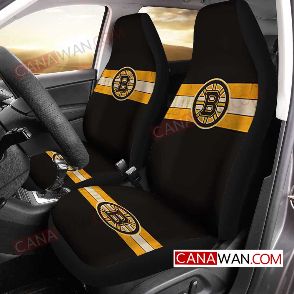 Boston Bruins Style629 3D Customized Personalized Car Seat Cover