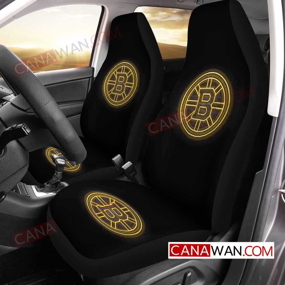 Boston Bruins Style010 3D Customized Personalized Car Seat Cover