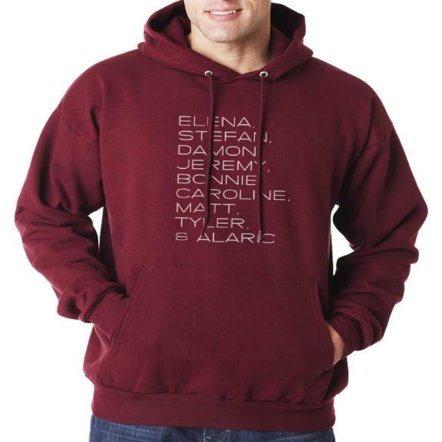 The Vampire Diaries Squad Unisex Pullover Hoodie