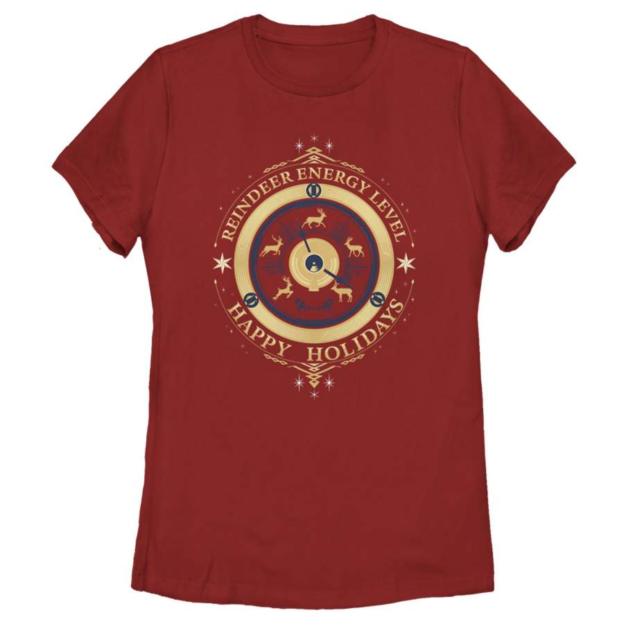 Christmas Chronicles 2 Women’s Reindeer Energy Meter  T Shirt