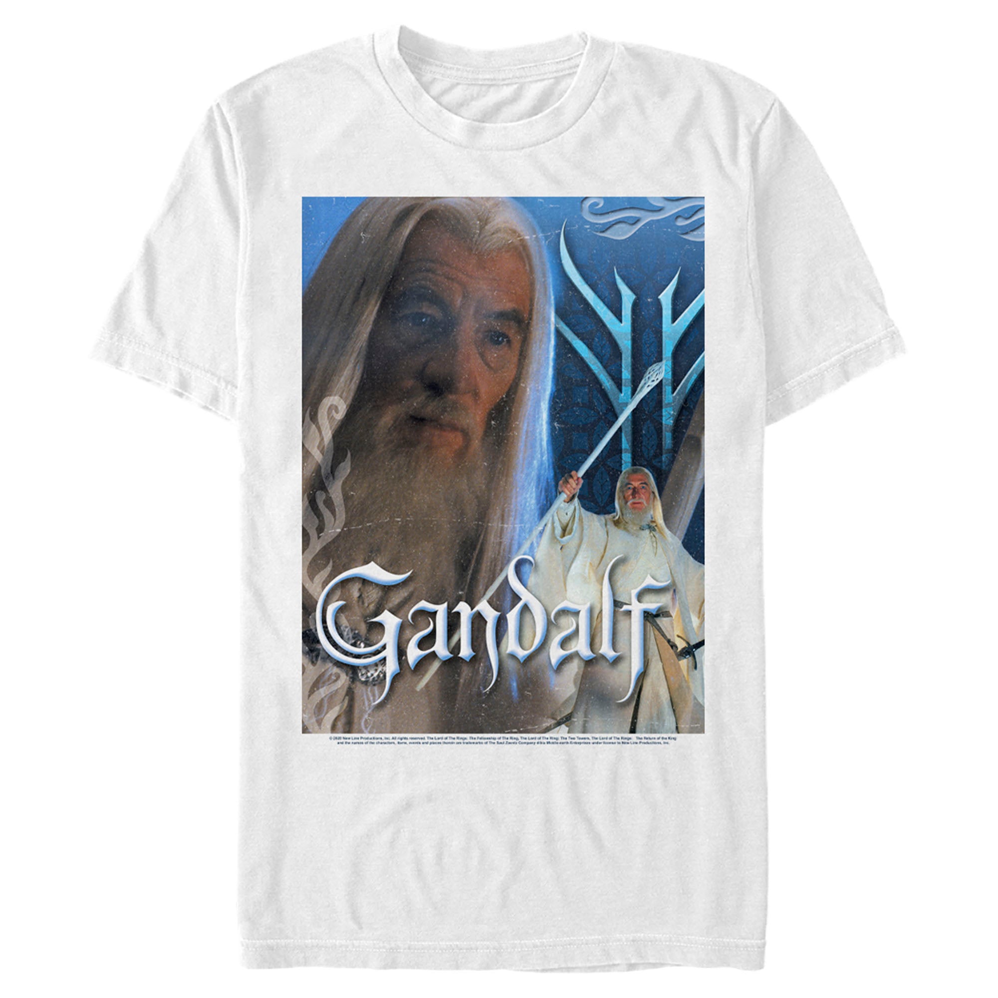 The Lord Of The Rings Men’S Two Towers Gandalf The White  T-Shirt