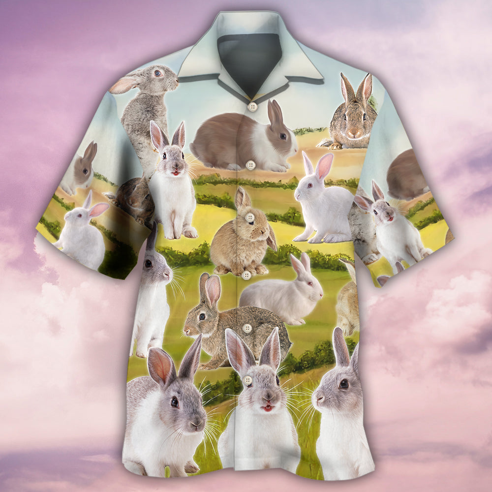 Rabbit It’S A Wonderful Garden Hawaiian Shirt