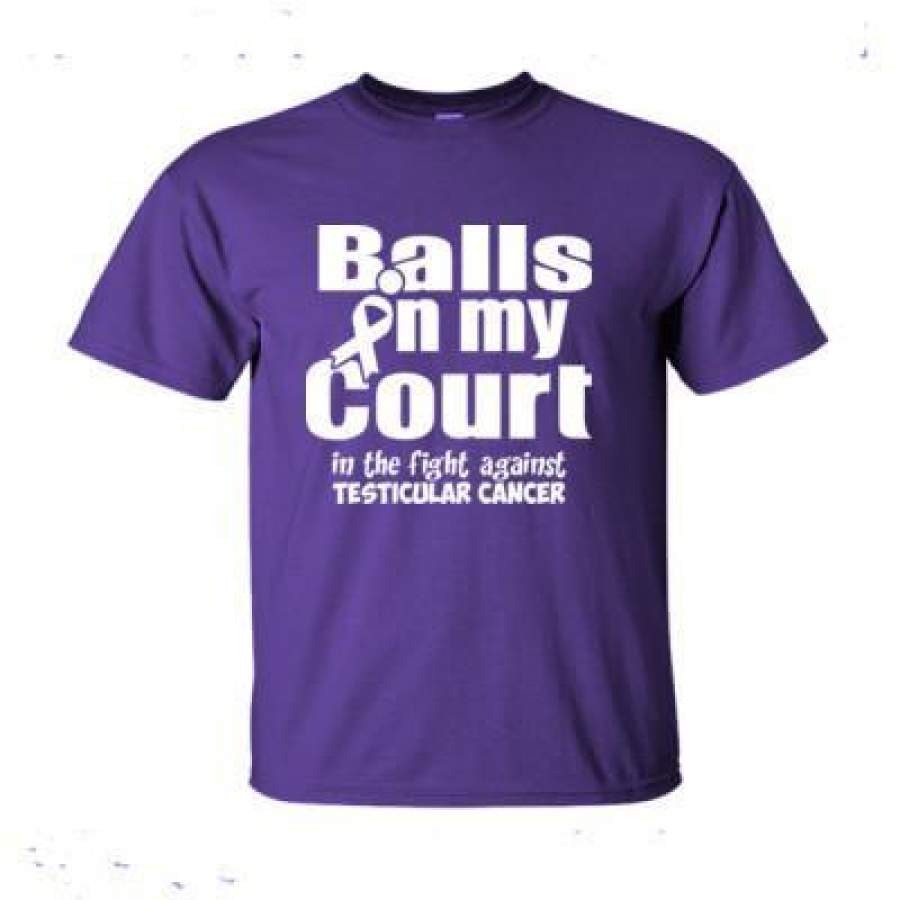 AGR Balls In My Court In The Fight Against Testicular Cancer – Ultra-Cotton T-Shirt