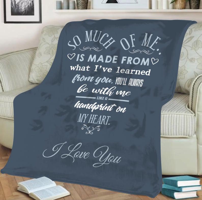 To My Friend You Will Always Be With Me Fleece Blanket Gift For Sister Birthday Gift Friend Gift For Her Gift Home Decor Bedding Couch Sofa Soft And Comfy Cozy