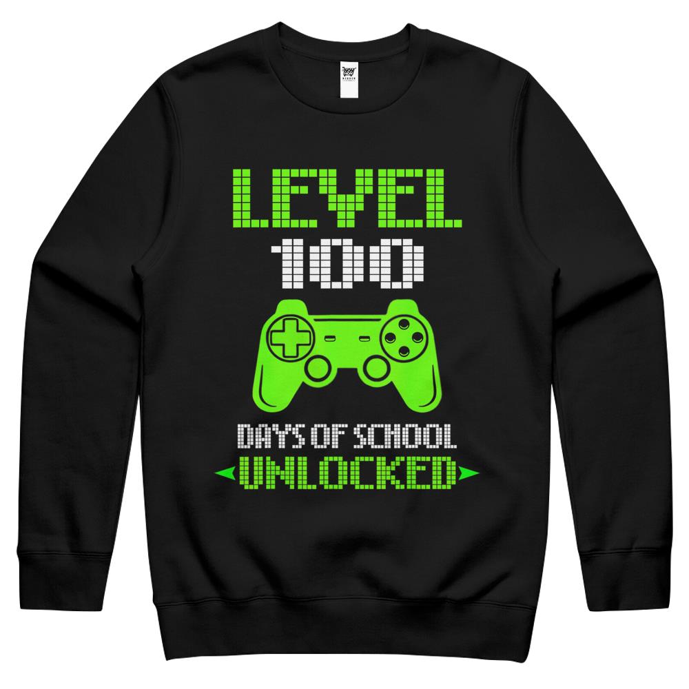 100Th Day Of School T-Shirt For Crewneck Sweatshirt