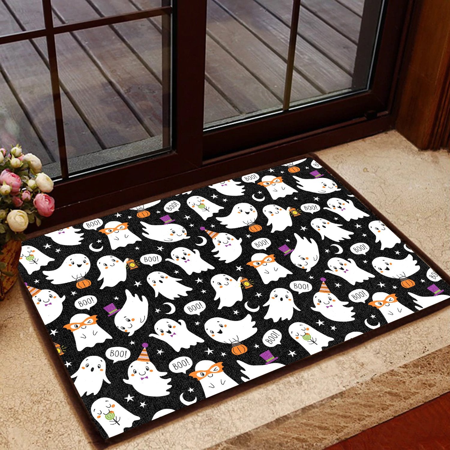 Boo Boo Halloween All Over Printing Doormat Pre2175