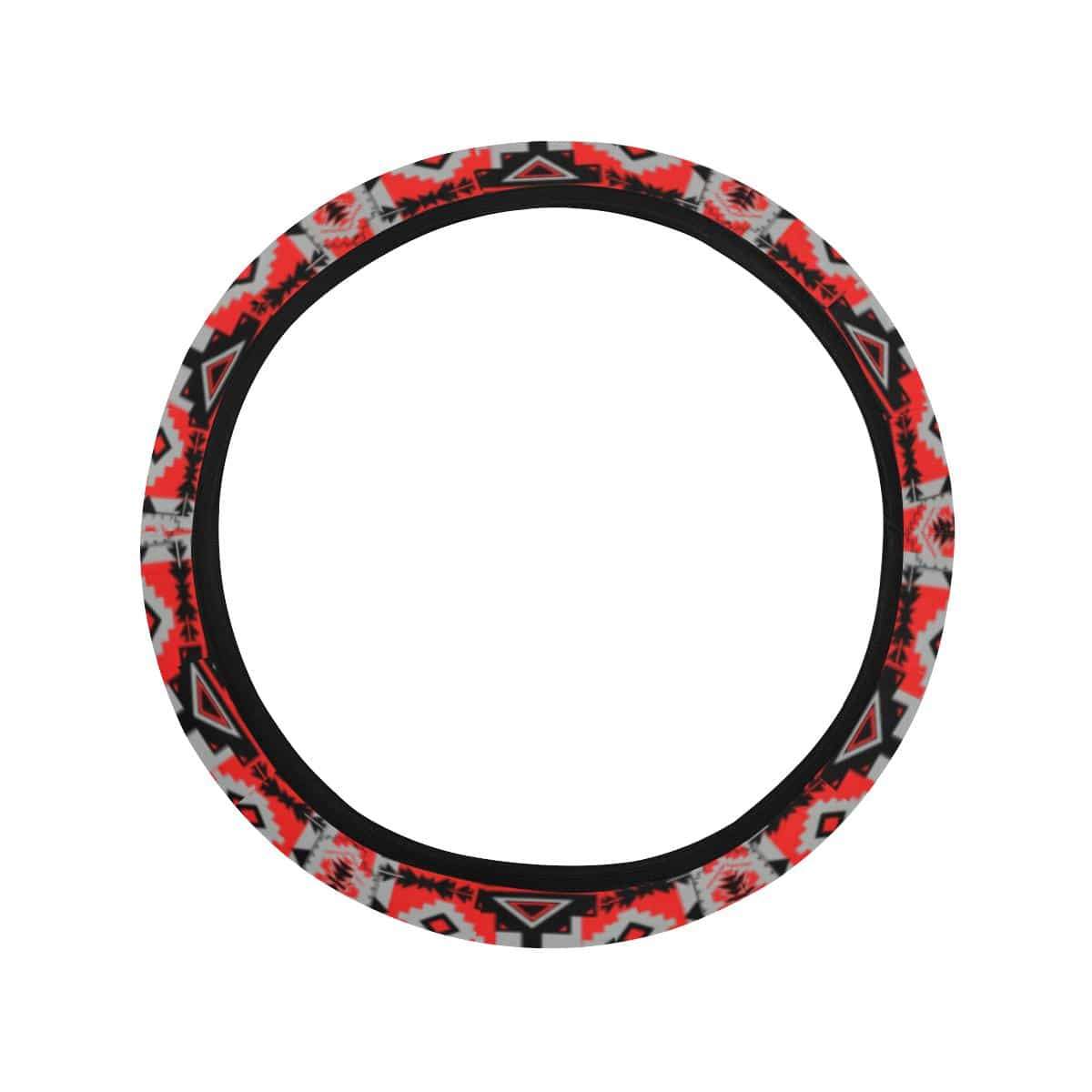 Chiefs Mountain Candy Sierra Steering Wheel Cover With Elastic Edge