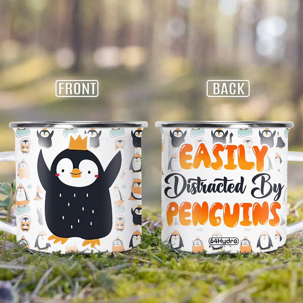 Penguin Easily Distracted By Penguins Nqay2504002Y Campfire Mug