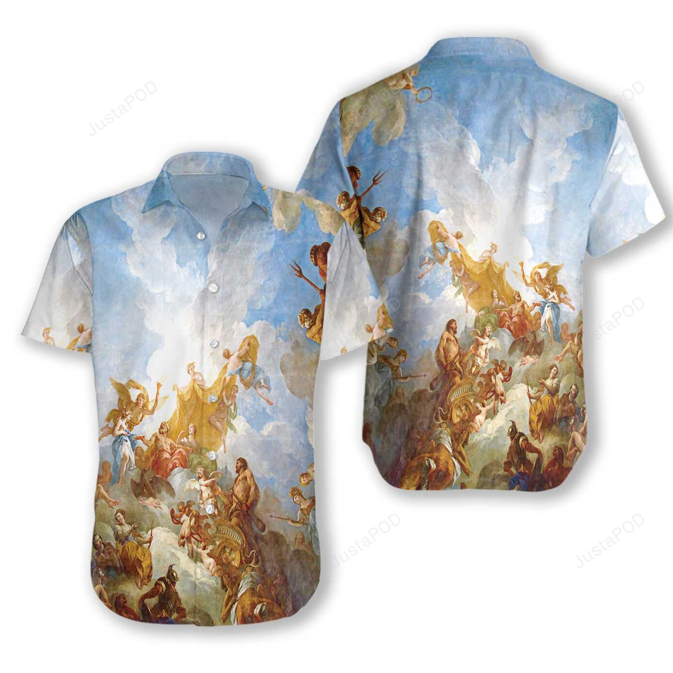 Greek Gods On Mount Olympus Hawaiian Shirt
