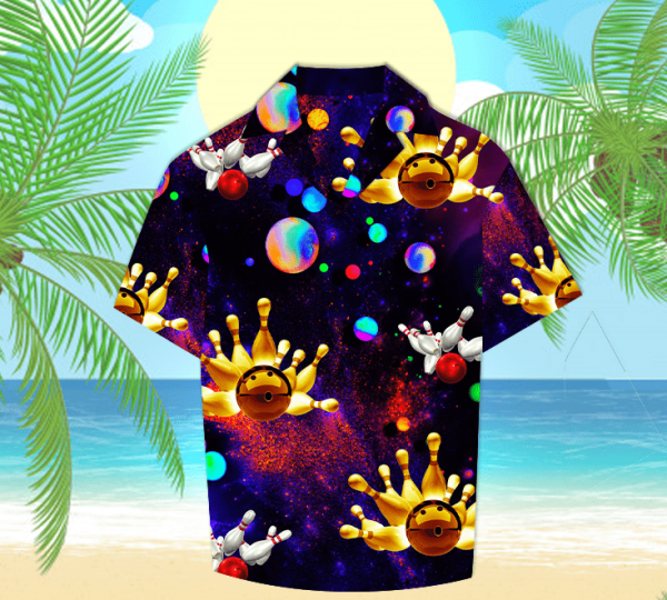 Galaxy Bowling Space Hawaii Shirt For Men Women Ha44838