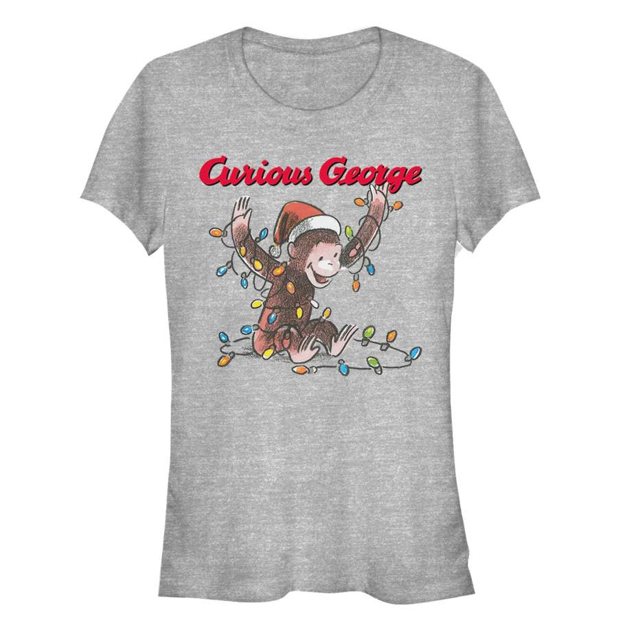 Curious George Junior’s Christmas Light Game  T Shirt