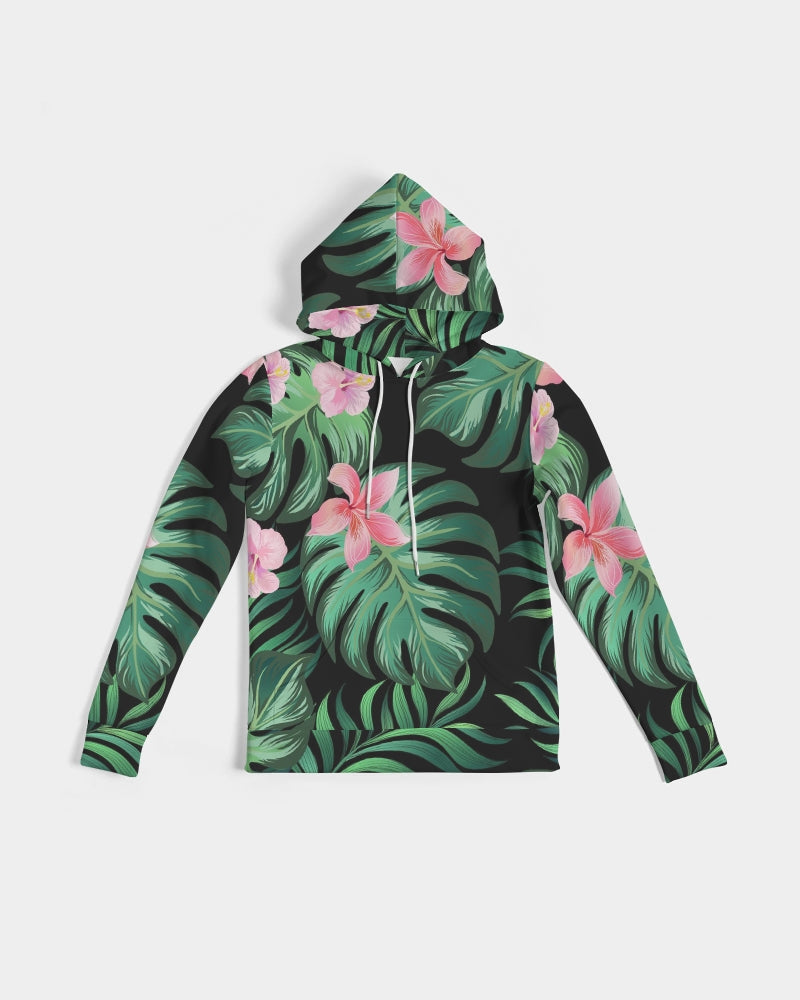 Summer Palm Leaves And Flowers Women’S Hoodie