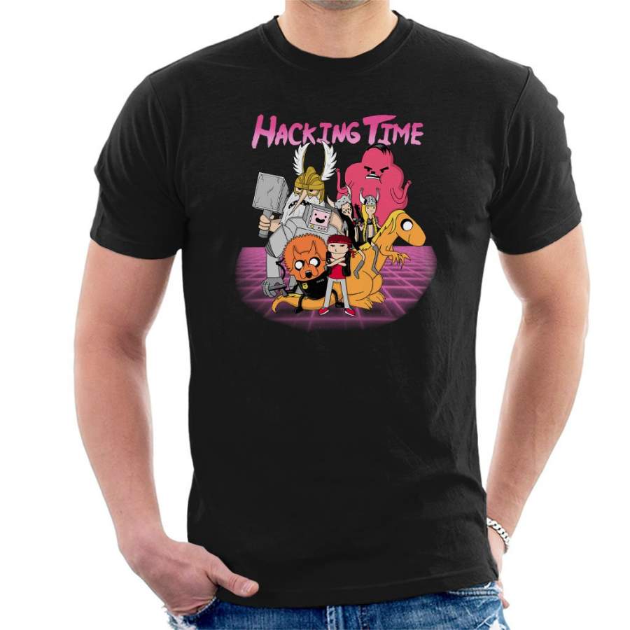 Adventure Time Kung Fury Mix Men’s T-Shirt