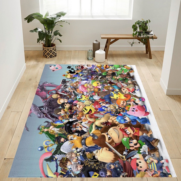 Super Smash Area Rug For Gift Bedroom Rug US Gift Decor