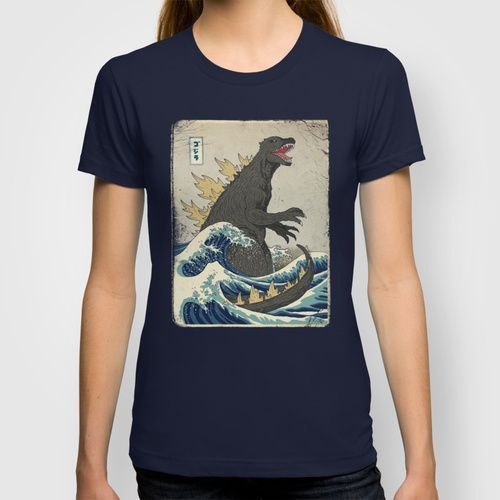 The Great Godzilla Off Kanagawa Shirt