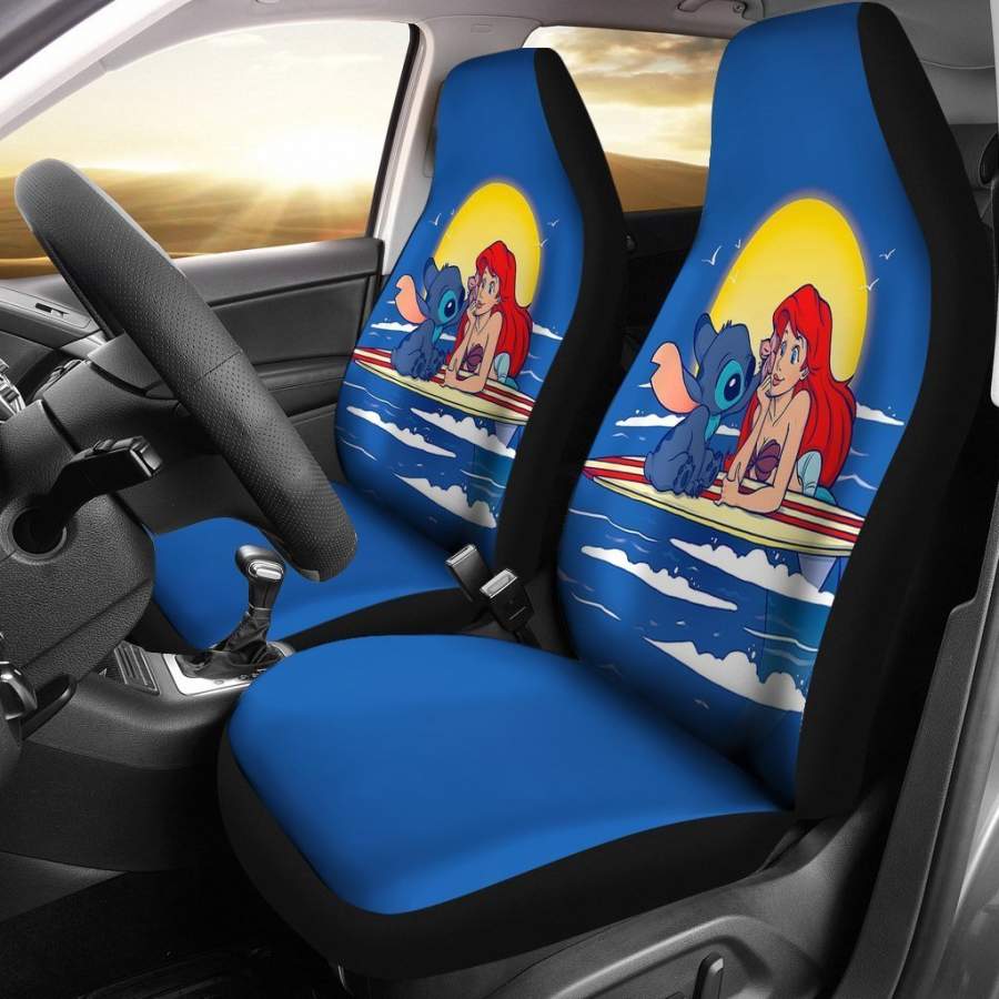 Ariel & Stich so Cute Car Seat Covers