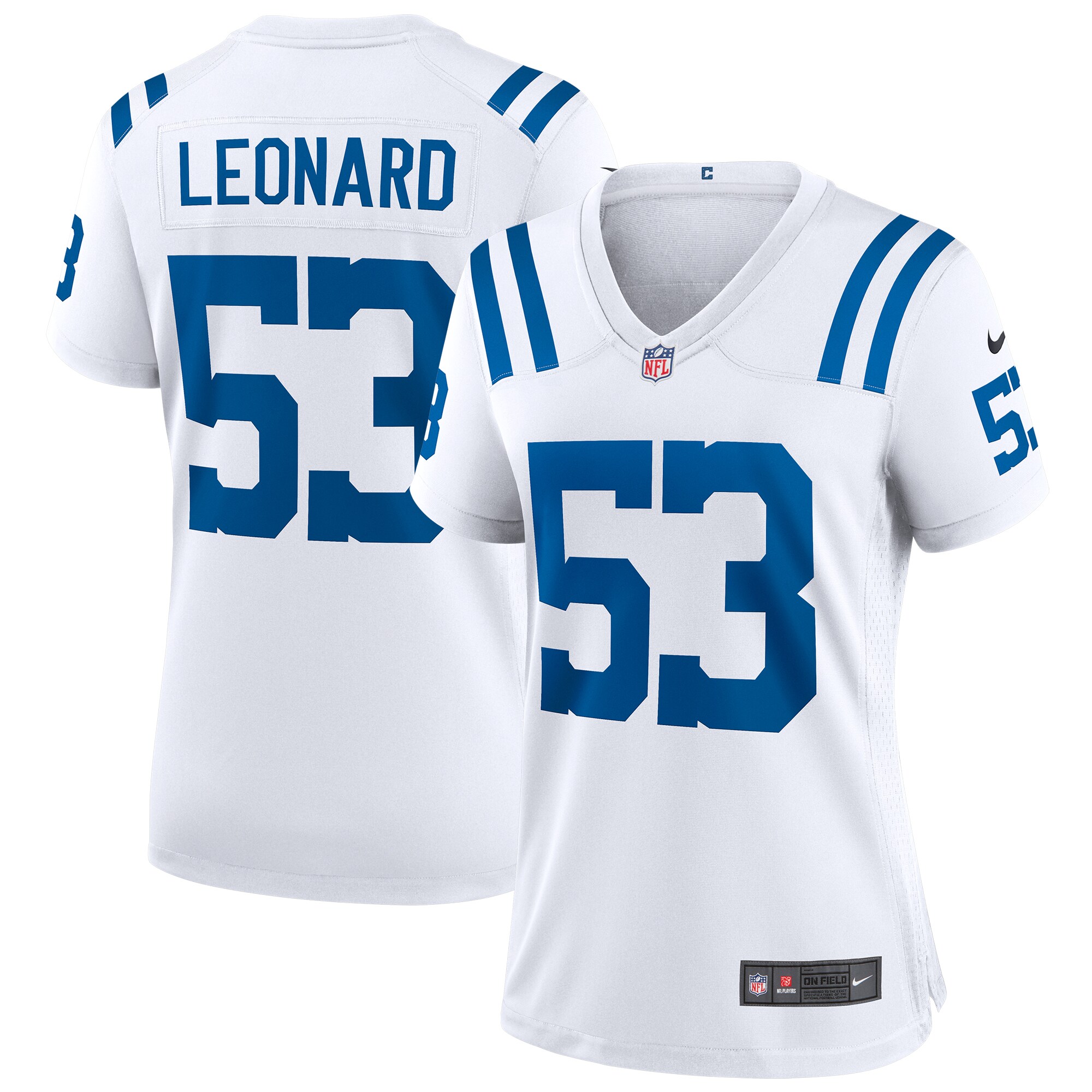 Shaquille Leonard Indianapolis Colts Women's Game Player Jersey – White