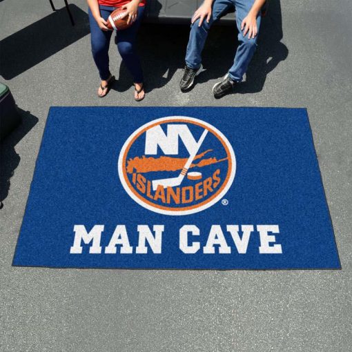 New York Islanders Man Cave Ultimat Logo Custom Area Rug Carpet Full Sizes Home Living Rugs Carpet Decor