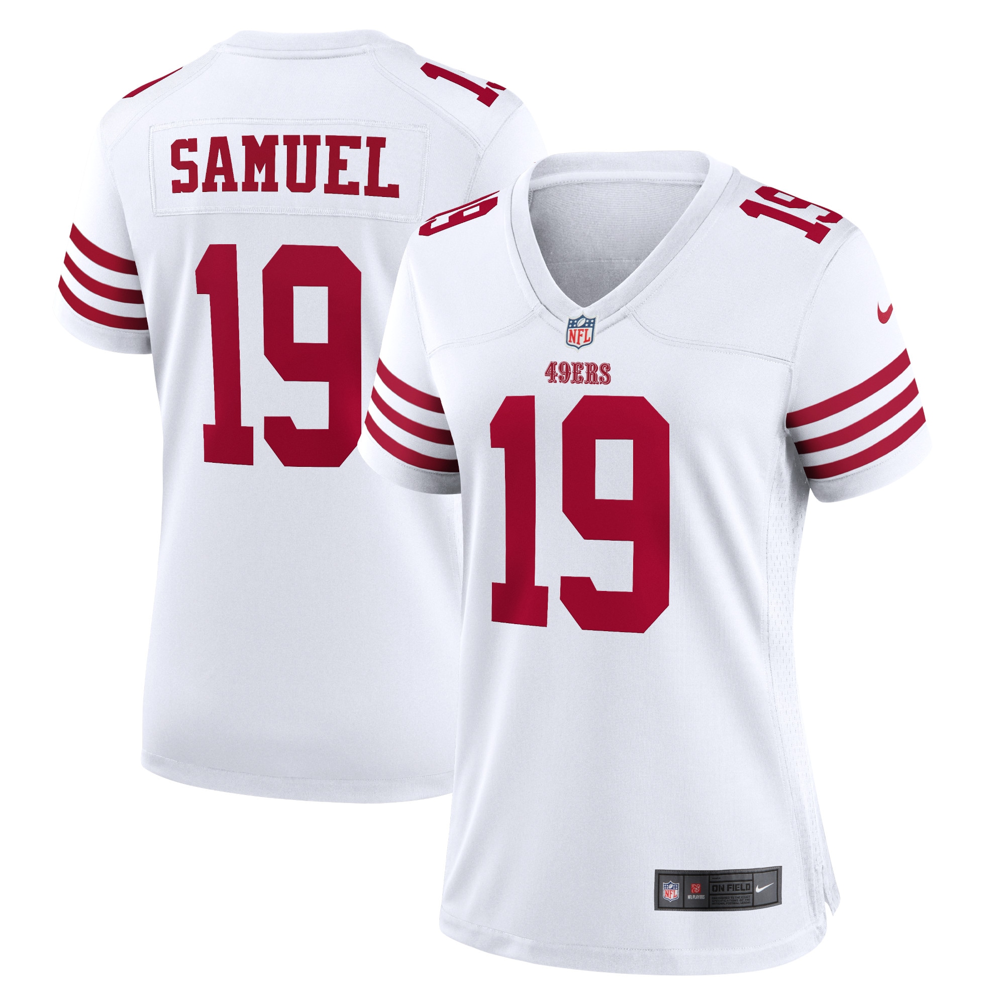 Women’s San Francisco 49ers Deebo Samuel White Player Jersey