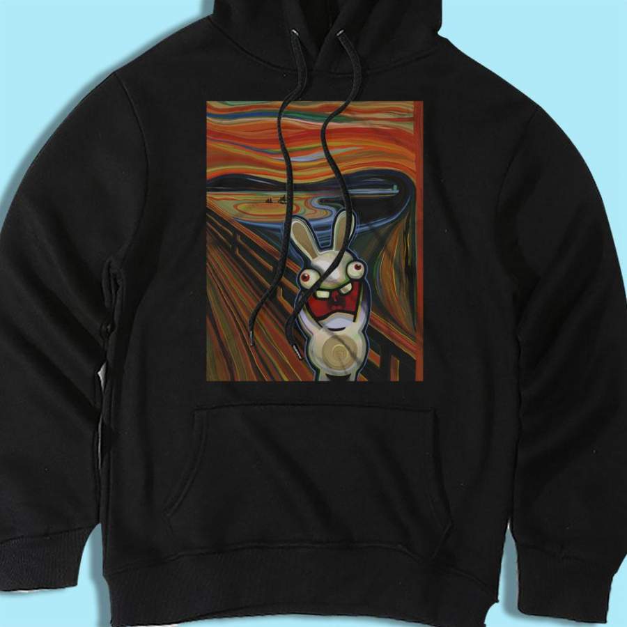 Screaming Rabbit Men’S Hoodie