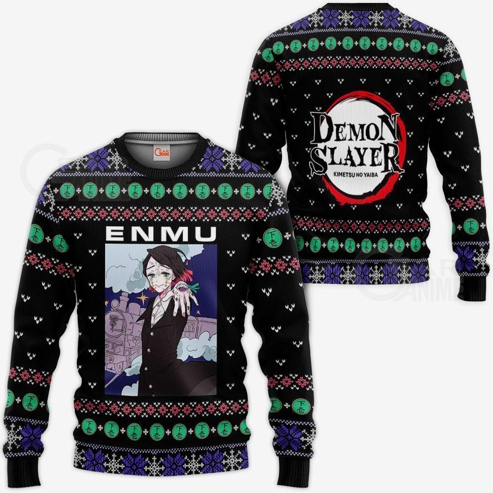 Tamio Enmu Ugly Sweater Christmas Demon Slayer Anime Gift