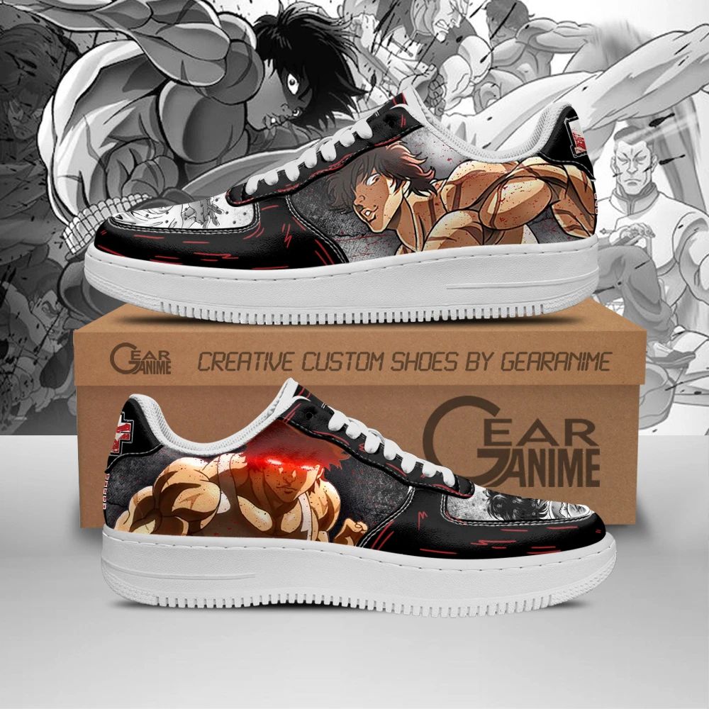 Baki Hanma Sneakers Baki Custom Anime Shoes Pt10 Unisex Men Women