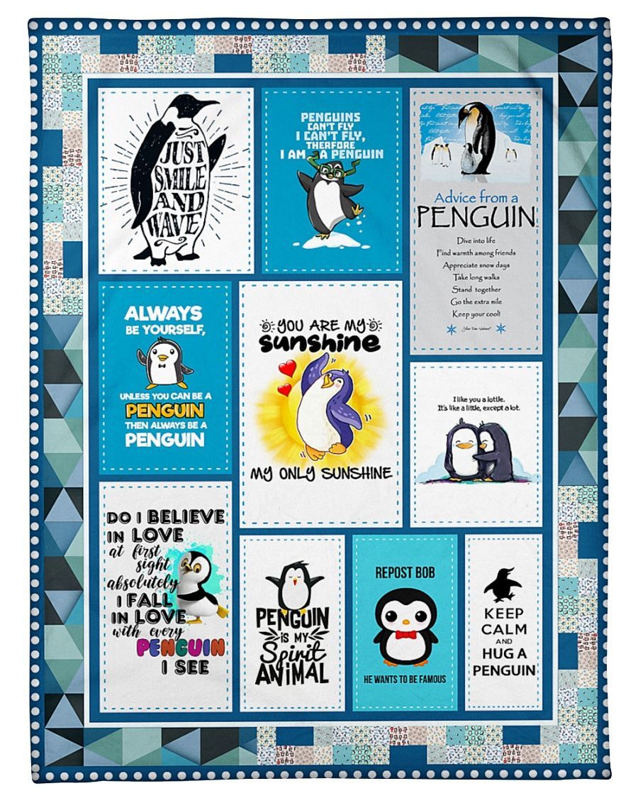 Penguin Is My Spirit Ani Amal Blanket