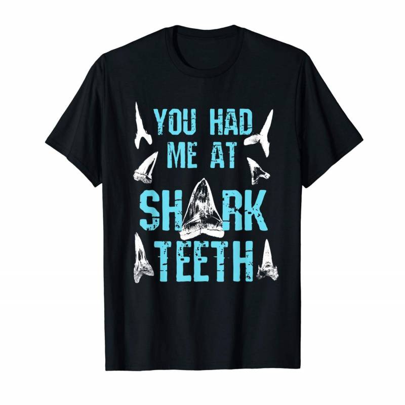 Shark Teeth Funny Fossil Tooth Collector Paleontology Gift T-shirt