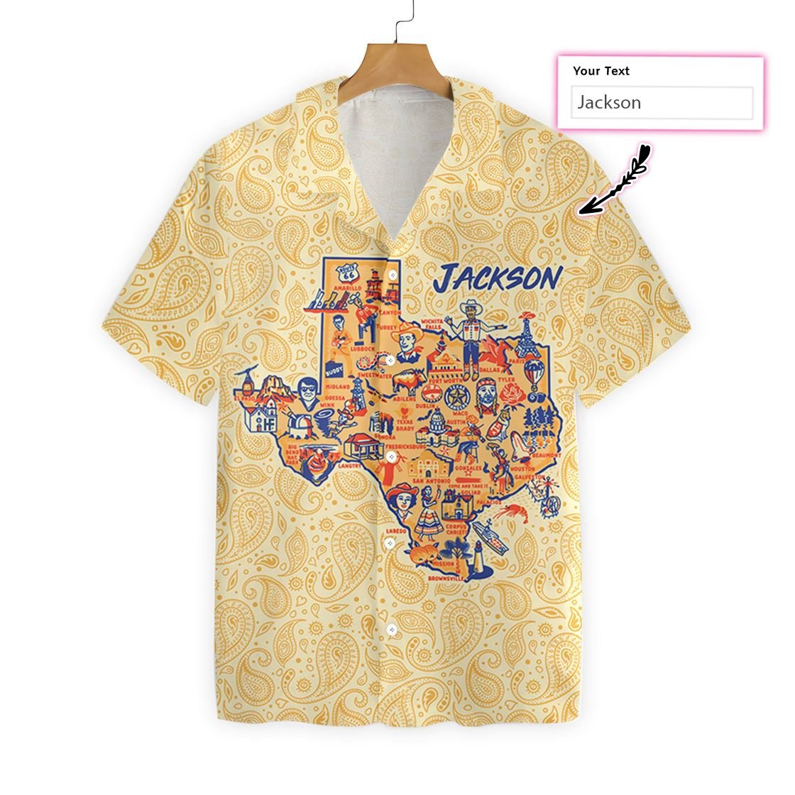 Texas Vintage Custom Hawaii Shirt For Hawaii Aloha Ha46166