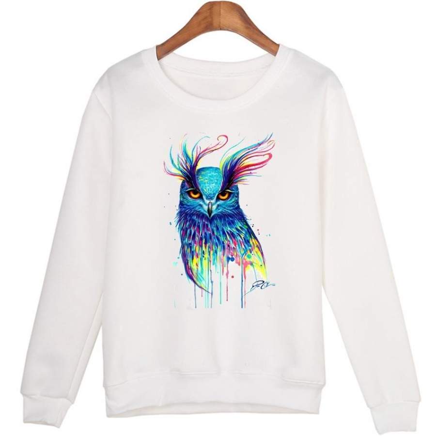 2016 New High-End Women’S Fashion Simple Personalized Animal Print Sweatshirt