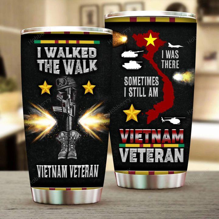 Viet Nam Us Veteran Steel Tumbler