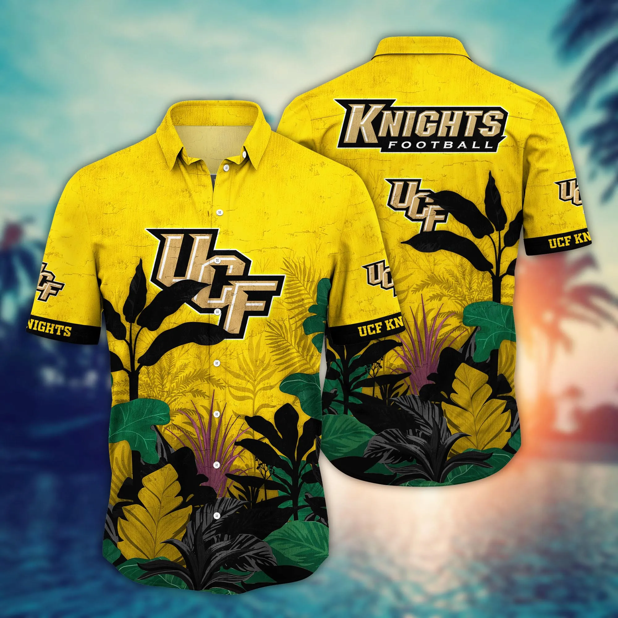 Ucf Knights NCCA Hawaiian Shirt Vacation Time Aloha Shirt